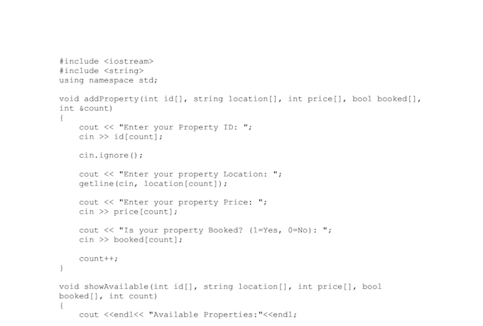 write, debug, and fix cpp programs